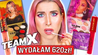 ♦ TESTUJĘ WSZYSTKIE KOSMETYKI TEAM X ! 😱 szczera opinia i makijaż ♦ Agnieszka Grzelak Beauty