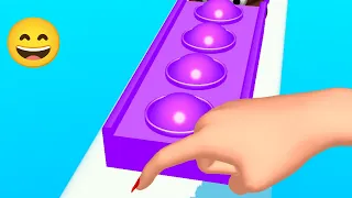 Z GamePlay 11 Live - Happy Finger Pop it Run - iOS Android Gameplay