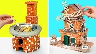 Manualidades con ladrillos en miniatura para minicomida