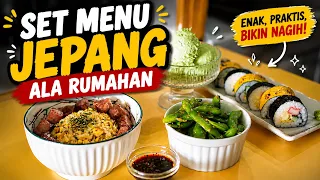 Bikin set menu Jepang LENGKAP ala resto di rumah dengan bahan yang AFFORDABLE!