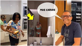 Carlinhos Maia recebe visita de seus pais