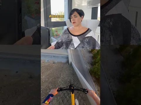 Annem ve babamın yaptığım bisiklet hareketlerine tepkilerini ölçtüm. 😅😂 #bmx #bisiklet #shorts
