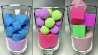 Kinetic Sand ASMR, Drop and squish.