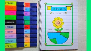 PORTADA DE CIENCIAS NATURALES🌻 / MAURICIO DIBUJOS 🤩
