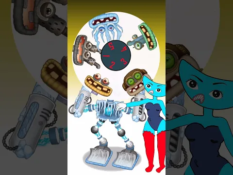 Guess where the head of Ice Epic Wubbox.My Singing Monsters. All Wubbox.Cartoon Animation