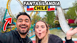 Así es el DISNEY de CHILE 🇨🇱🎢 Fantasilandia es espectacular 🤩
