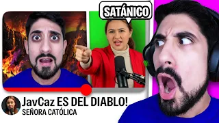 La SEÑORA que CREE que TODO es SATÁNICO ME CONTESTO! 😱💀