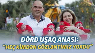 Dörd uşağa baxan həyatdolu ana: "Heç kimdən gözləntimiz yoxdur"