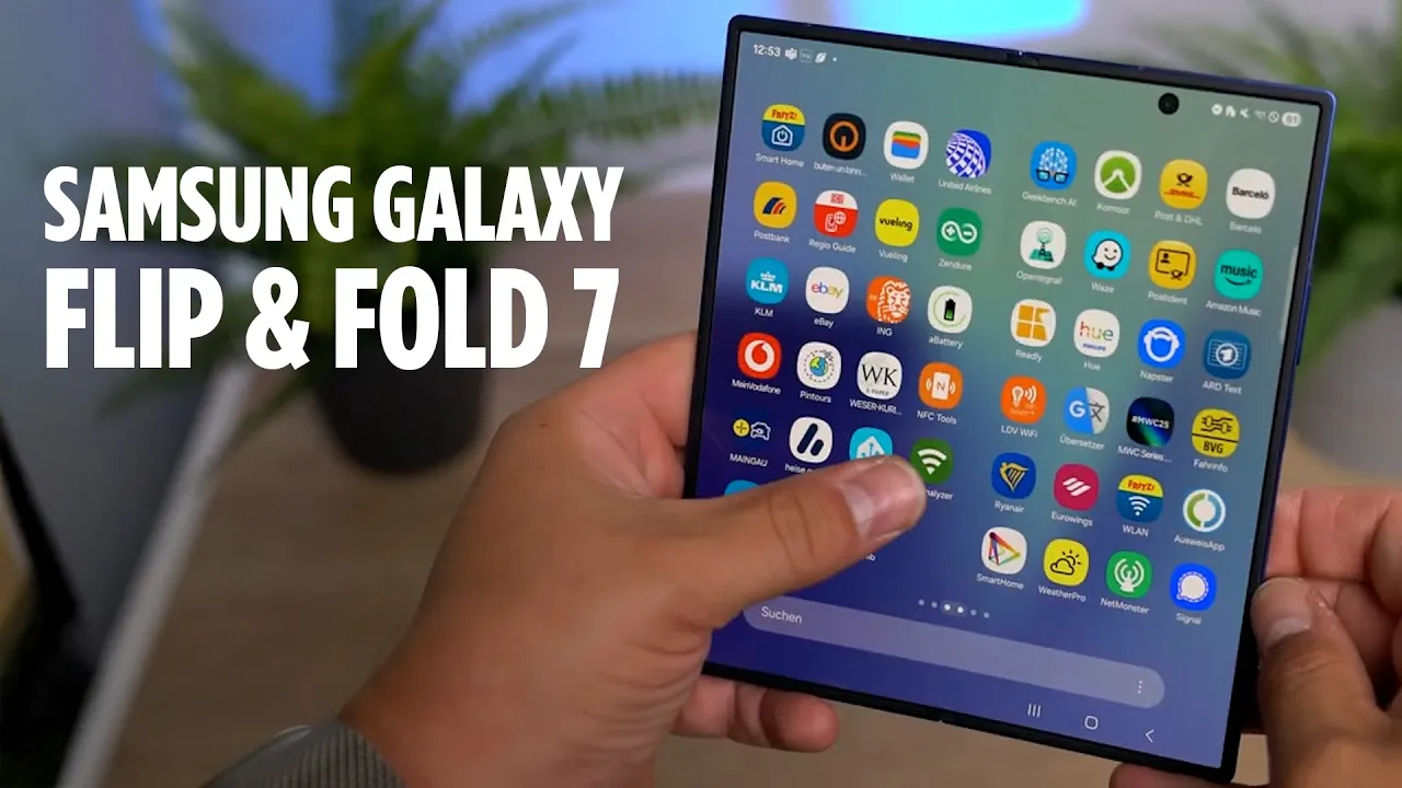 Vidéo-Test de Samsung Galaxy Z Flip 7 par Computer Bild