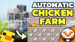 Minecraft EASY Automatic Chicken Farm [1.21 & 26.1 & 26.2 & 26.3]