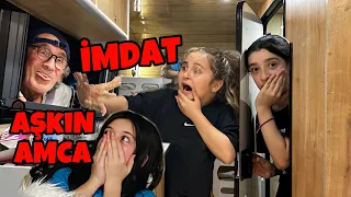 24 SAAT BOYUNCA KARAVANDA KALMAK!! AŞKIN AMCA BİZİ KORKUTTU ?