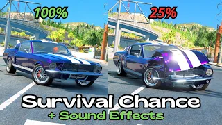 Compilation Realistic Survival Chance Crashes + Sound Effects #2  BeamNG.drive