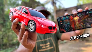 Mirana USB Rechargeable Racing Bluetooth App Control Smart Toy Car With Nitro Boost- Unic Experiment