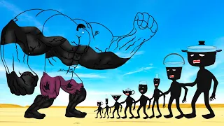 Evolution Of GIANT HULK Vs Team MONSTER