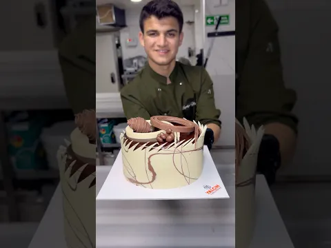 Türkiye’nin en genç ustasından çikolatalı soğuk mermer çalışmalı pasta yapımı !! #pasta #patisserie