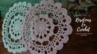 Carpeta rosetón en crochet paso a paso 😍😍😍🤩🤩🤩😘😘😘😘