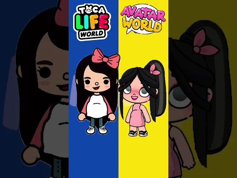 EMBARAZADA en AVATAR WORLD vs TOCA BOCA *NALA 💞#shorts