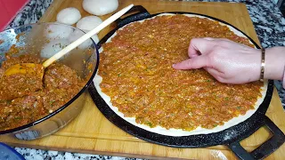عليهم الطلب/بدون خميرة من أروع ما يمكن ليك توجديه للعشاء/فطائر مالحة بحشوة طوب وعجينة سحرية جربيهم👌👌