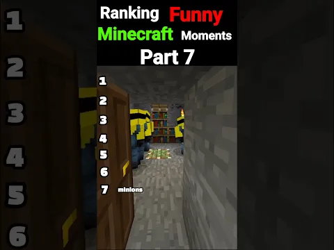Ranking Funny Minecraft Moments Part 7 #minecraft #ranking #funny