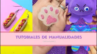 Compilacion de tutoriales de manualidades con distintas tecnicas