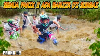 PANIK!! Ada Banjir Di Sungai | Bagaimana dengan Motor Dode? Drama J4tuh lagi di Hutan