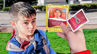 Si te SALE MESSI ganas 50 SOBRES | REGALANDO FIGURITAS del ÁLBUM QATAR 2022 #1