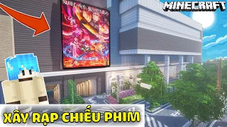NẾU XÂY RẠP CHIẾU PHIM TRONG MINECRAFT SẼ TRONG NHƯ THẾ NÀO #MINECRAFT