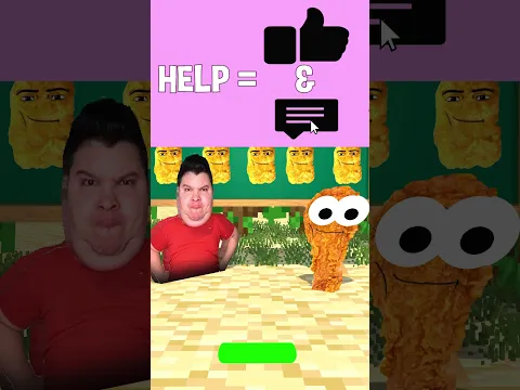 [Gegagedigedagedago] Nuggets Was Born | Nicocado Avocado | #minecraft #minecraftshorts #funnyshorts