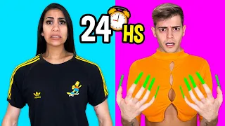 CAMBIO DE CUERPO CON MI NOVIA!