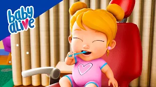 Baby Alive em Português Brasil 🦷 Primeiros Dentes e Visite o Dentista 🪥 Desenhos Animados Infantil 💕