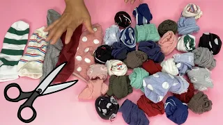 안 신는 양말을 절대로 버리지 마세요. | 대단한 작품을 제 말 믿고 보시죠. 기절합니다.