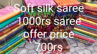 soft silk saree 1000rs saree offer price  700rs  what's app 7094786816  8015552055  9019188949