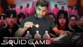 Squid Game Theme Songs on Amazing Instruments! Bottle and Glass Music