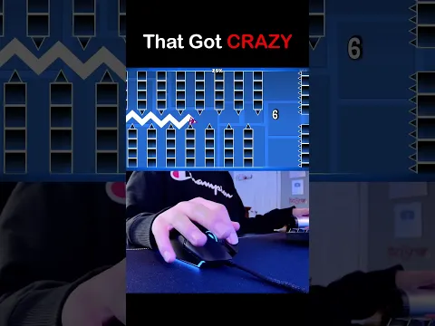 Insane Massage Gun Spam Hack In Geometry Dash! #shorts