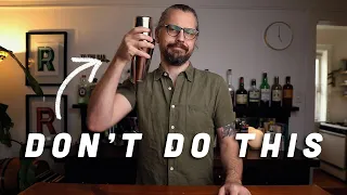 How to Mix a Drink - are you doing it wrong?