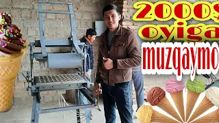 500$ - 2000$ oyiga muzqaymoq nonlarini ishlab chiqarish biznesi