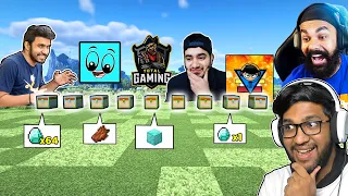 Who can WIN most diamonds? Minecraft Herobrine SMP