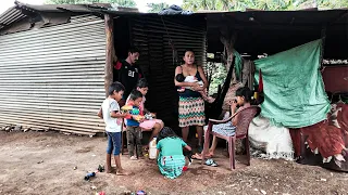 Los más pobres de El Salvador, sin agua sin luz y comida 🇸🇻