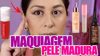 MAQUIAGEM PARA PELE MADURA * TÉCNICAS e DICAS DE PRODUTOS