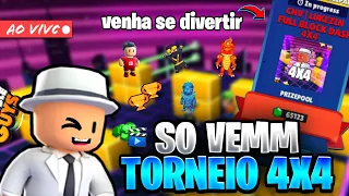 👑4x4 FULL BLOCK DASH COM A KTX 👑TORNEIO DO LUKEZINHO 👑STUMBLE GUYS AO VIVO 👑 ‹ CHV Lukezin ›