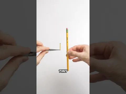 I Made a Toothpick Pencil