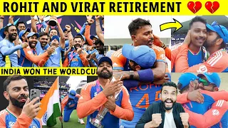 INDIA WON T20 WC 🔥❤️ ROHIT SHARMA FUNNY DANCE 🤣 ROHIT & VIRAT RETIREMENT | IND VS SA 2024 WC FINAL