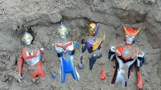 SERU BANGET. .  Menemukan Harta Karun Mainan Ultraman  | Ultraman Roso | Ultraman Zero | Miniforce