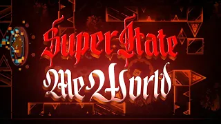 (New hardest&fluke from 91%)"Superhatemeworld" 100% (Top 168 Extreme Demon) By Icedcave|WhiteCubePrz