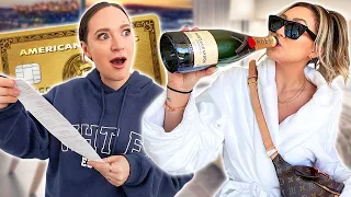 Switching CREDIT CARDS w/ Alisha Marie For 24 Hours