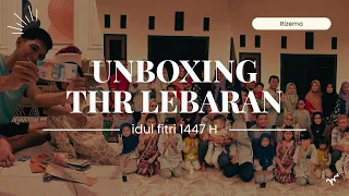 Buka amplop THR | WOW banyak banget isinya🤩 Dapet yang merah-merah dan biru #thr #lebaran #rizema 