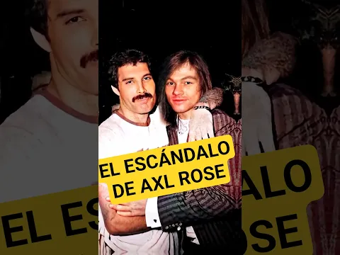 El día que Axl Rose casi arruina el tributo a Freddie Mercury… y abrazó a Elton John