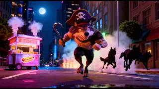 "The Wolf & The Rabbit Cartoon 🐰👊 Part 5: Epic Chase - Jack vs. Pirate Wolf!"