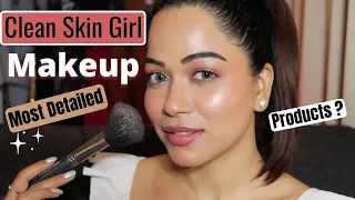 ✨Clean Girl✨ Makeup Tutorial With Product Details #CleanSkinGirl #cleangirlmakeup