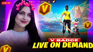 🔴[Live] Road to 100 streak 😍 Top 1 Done 🗿👑-Garena Free Fire !! #silentgirlgaming #shortlive